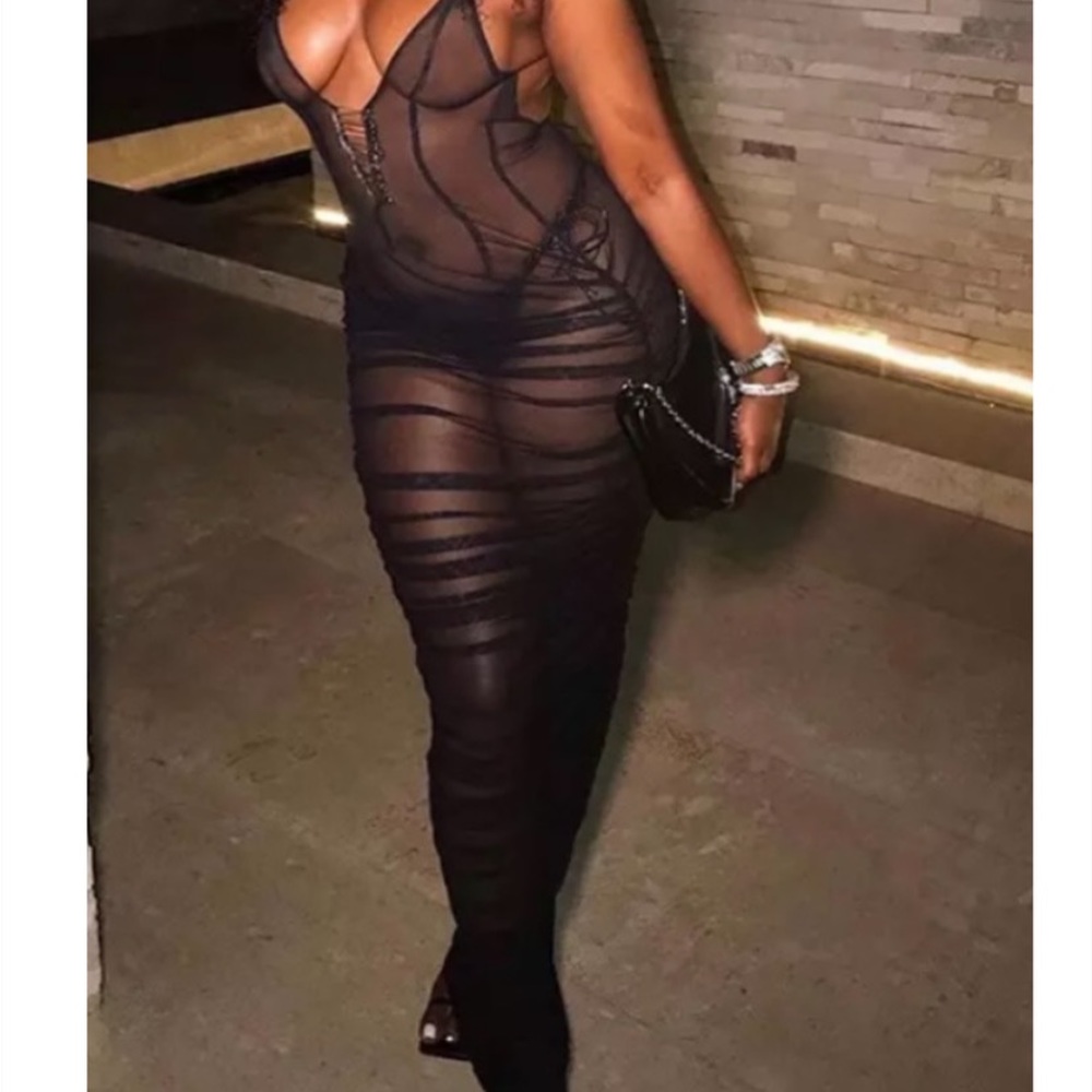 Mesh Night Dress